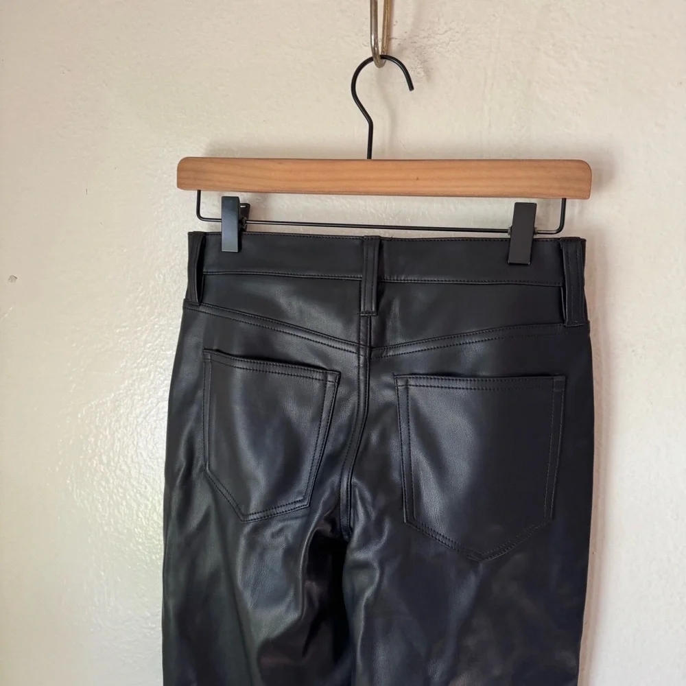 J Crew | Straight Vegan Leather Pants